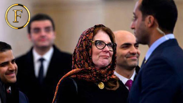 انتخاب روسری سوزان پمپئو جنجالی شد